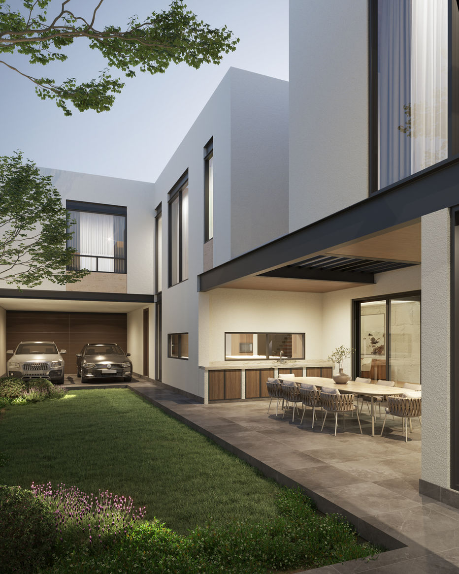 Vivienda Residencial 350m2
Elegancia, funcionalidad y visión a largo plazo en un solo hogar.
Esta residencia de dos niveles ha sido diseñada con un enfoque centrado en la comodidad, la intimidad y la proyección a futuro. Concebida como una casa de retiro moderna, el proyecto responde con sensibilidad a las necesidades actuales de sus habitantes, sin dejar de contemplar el crecimiento, la adaptabilidad y la evolución de la vida.