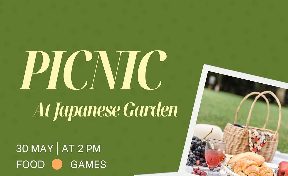 PICNIC AT JAPANESE GARDEN 🍱🌿