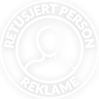 Retusjert Person reklame-merke
