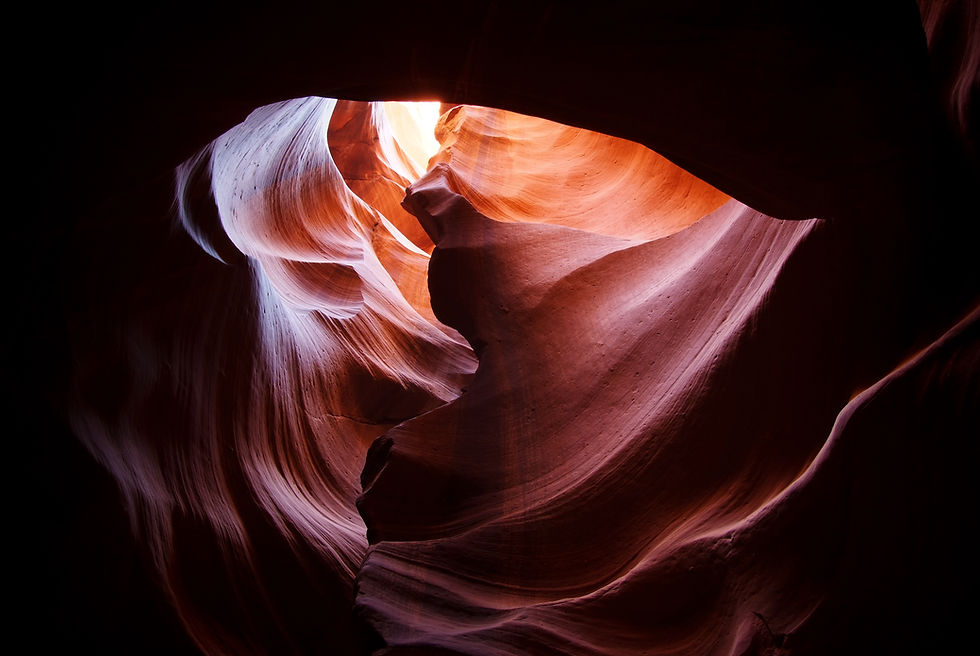 Inside the Antelope Canyon