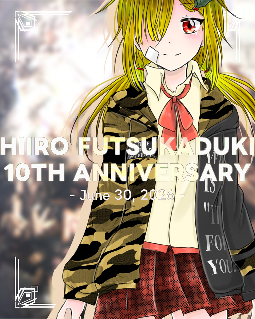 【配布告知】繊月緋色のUTAU音源2種を限定配布いたします!