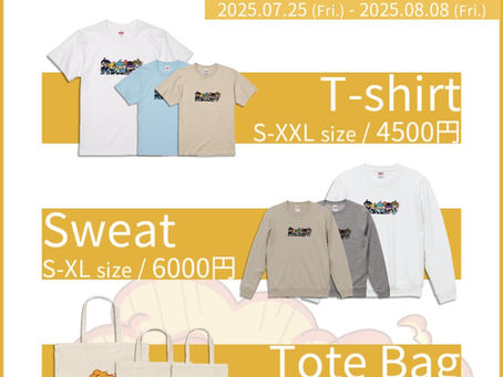 Re:vius×TNPGateway アパレルグッズ販売開始!【7/25~8/8】