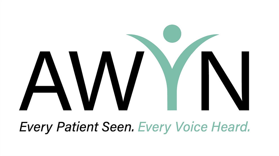 AWYN logo – Every Patient Seen. Every Voice Heard.