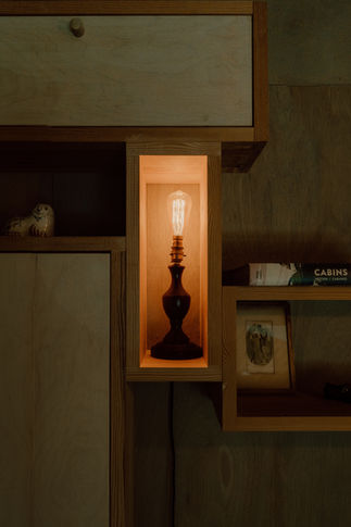 Light Boxes in the cabin 