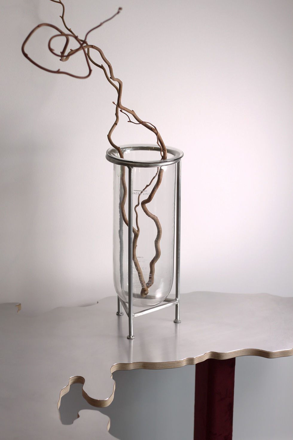 GLASS TUBE WITH STAND