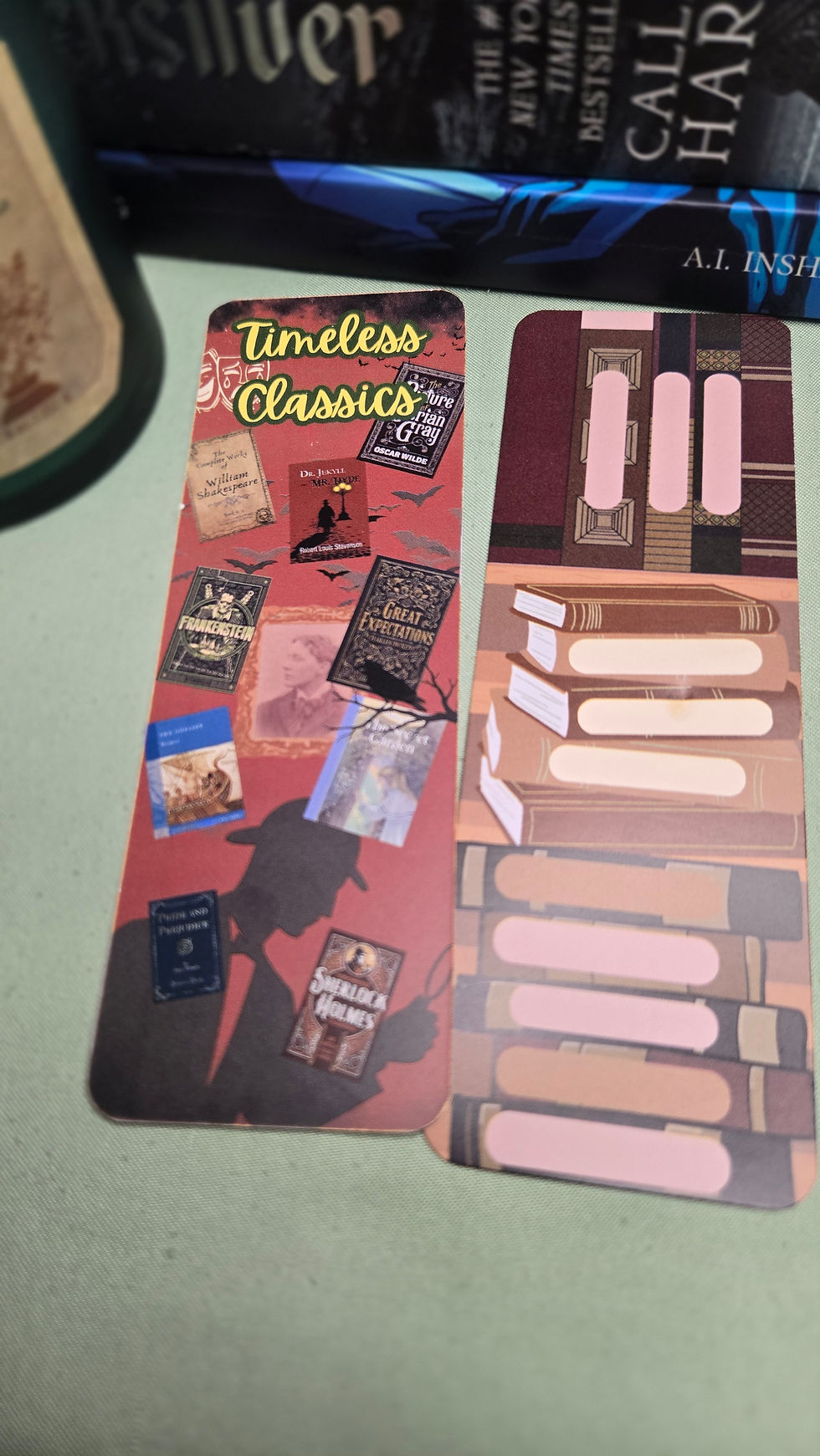 Thumbnail: Reading Log Bookmarks