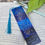 Thumbnail: approximate 2x6 wooden bookmark in blue with hot air balloon