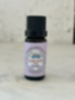 Small bottle of 100% Pure Lavender Essential Oil.