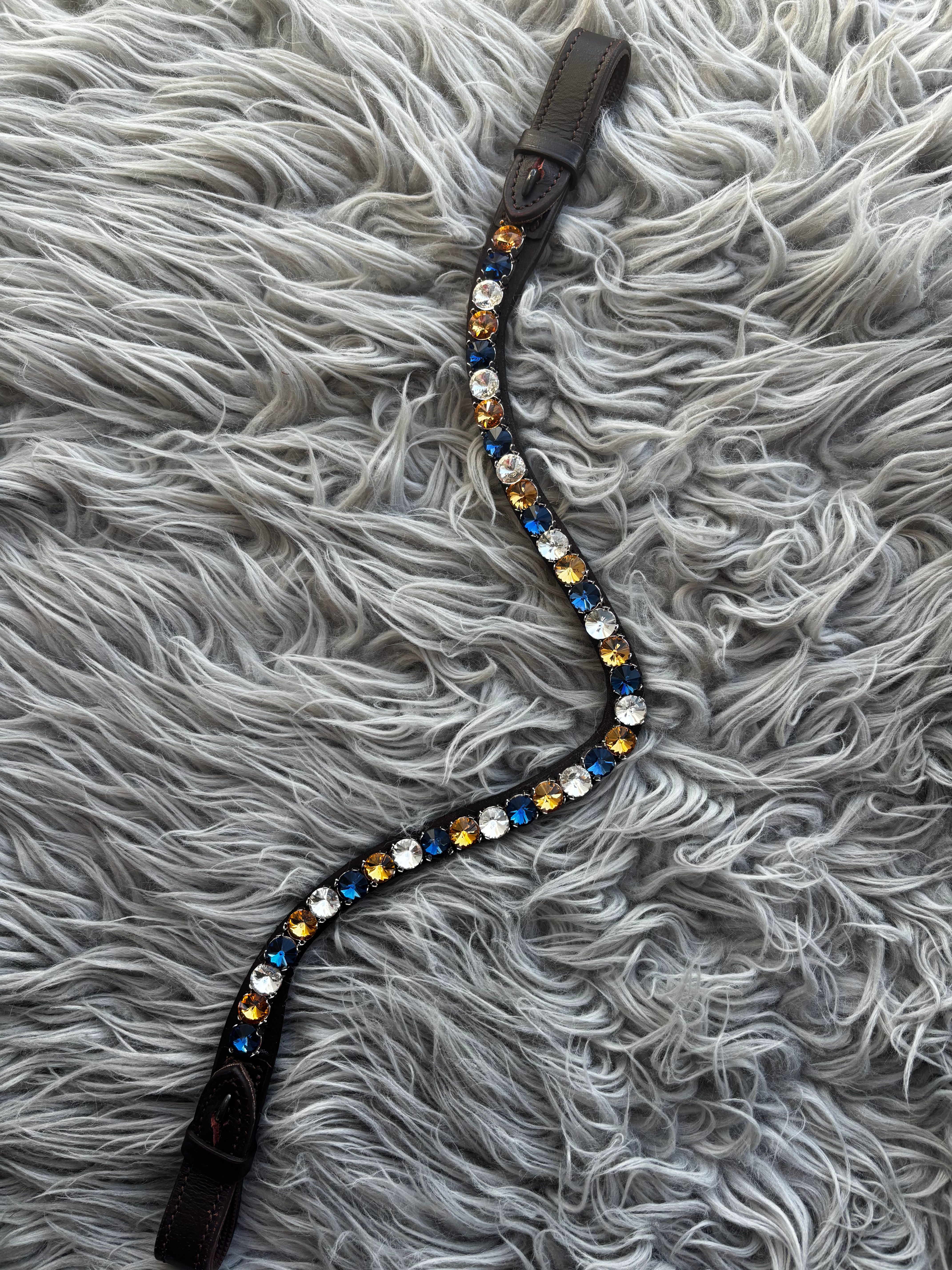 Stirnriemen Magic ✨ Montana x Topaz Smoked x Crystal ♥️