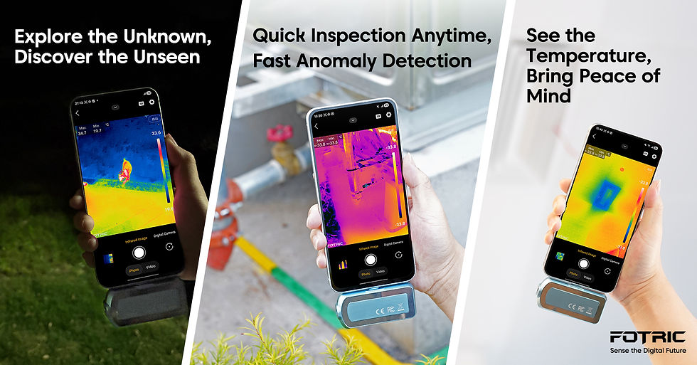 One Smartphone Thermal Camera. Countless Ways to See the Invisible