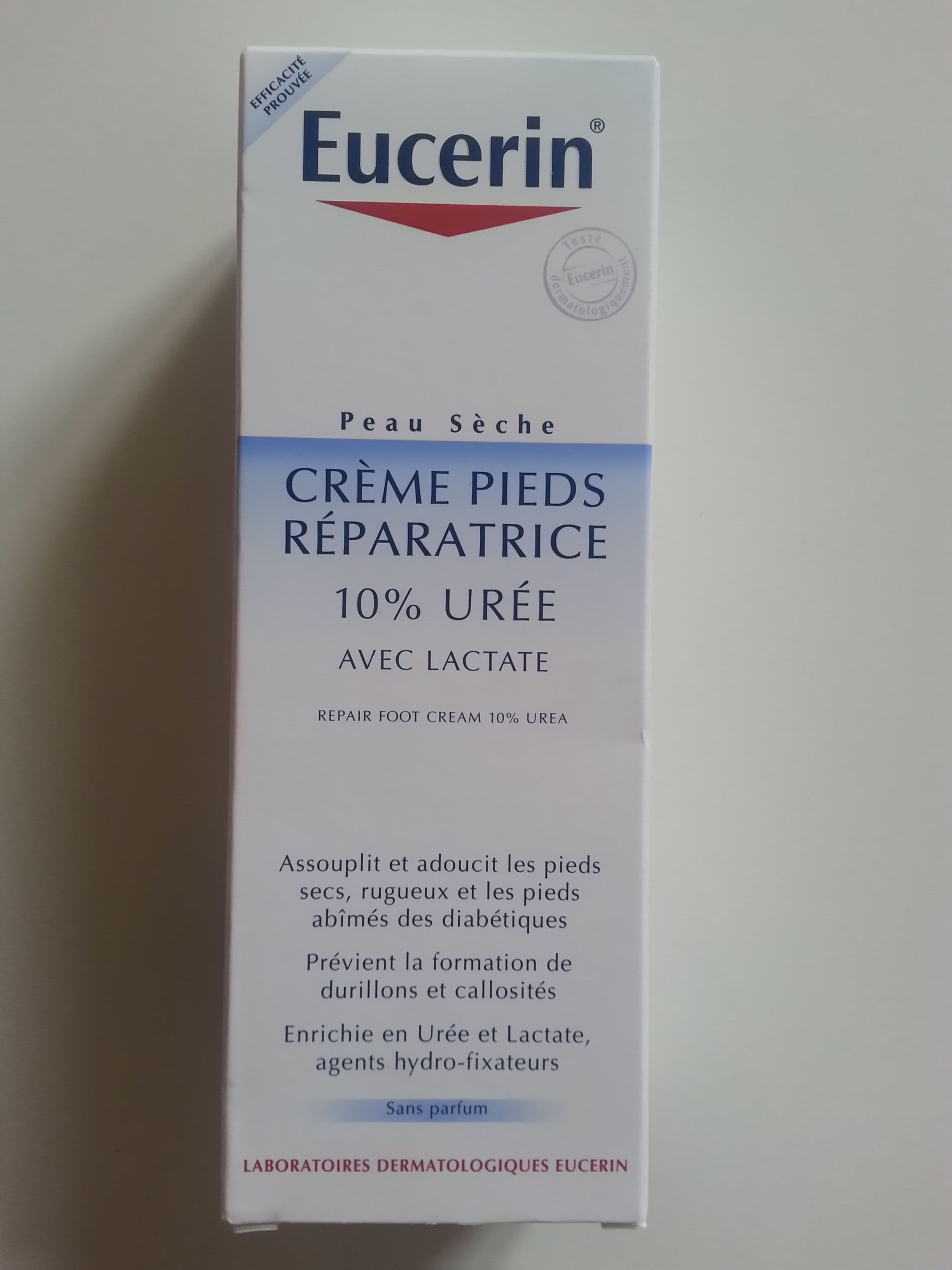 Crème Pieds Réparatrice 10% Urée - Eucerin