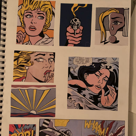 AOPP: Roy Lichtenstein research and Money Heist