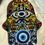 Thumbnail: Psychedelic Fins Geometric Hamsa