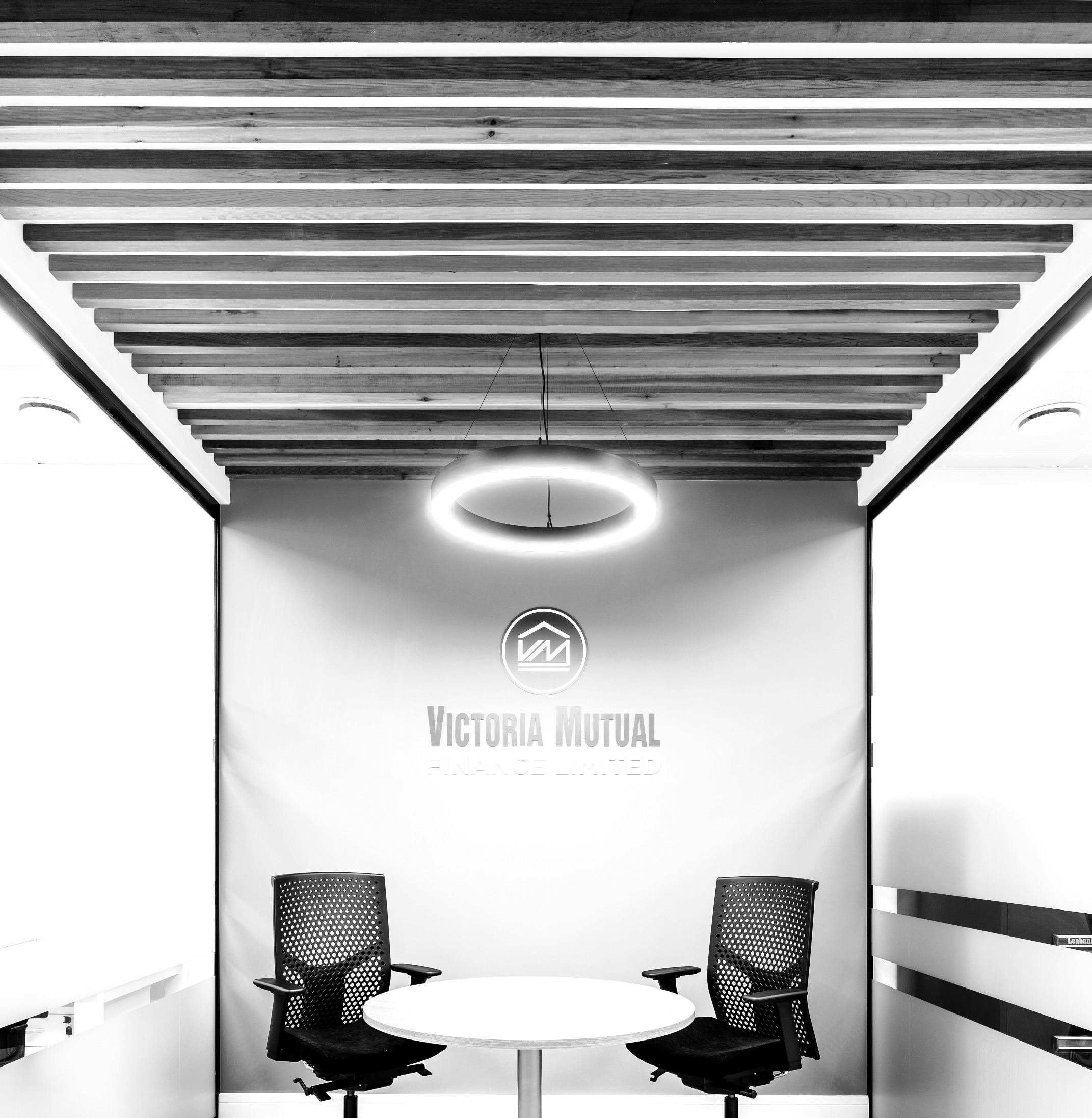 Mulhern Iremonger Design Studios — Contemporary commercial fit-out for Victoria Mutual on Brixton Road featuring bright customer spaces and modern workplace design.