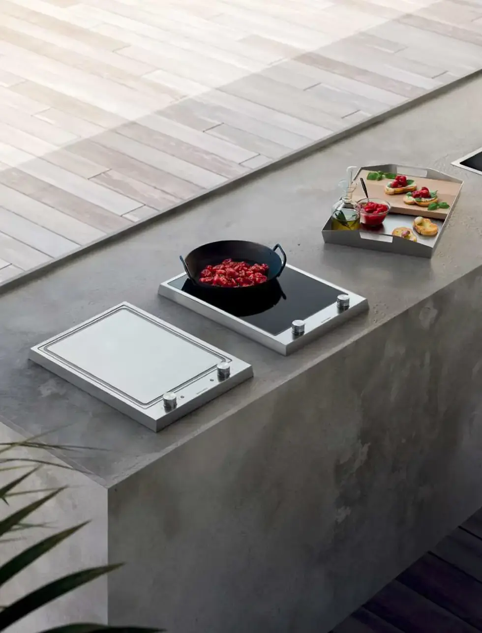 Miniature : TABLE DE CUISSON INDUCTION BARAZZA THALAS ENCASTREMENT 37 CM - 2 ZONES