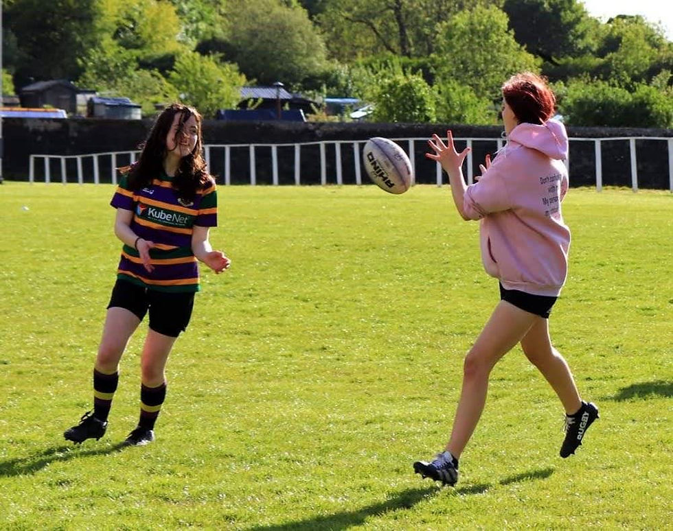 Cartha Queen's Park Rugby with KubeNet branding.