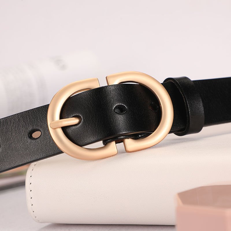 Thumbnail: Wholesale Women's Leather Belt - Fashionable & Slim Design
