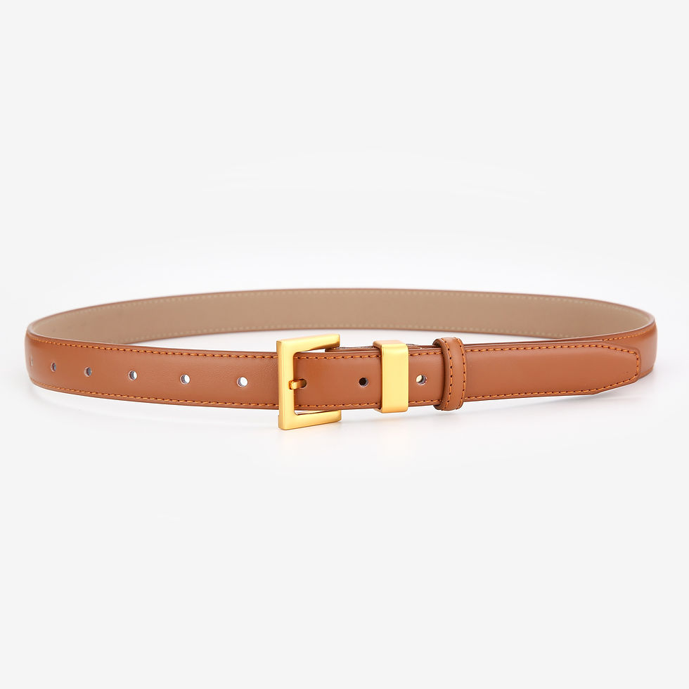 Thumbnail: Women's Genuine Leather Fashion Decorative Belt