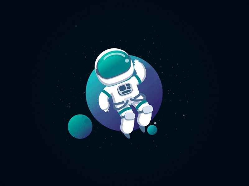 floating astronaut