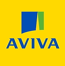 Aviva logo yellow background