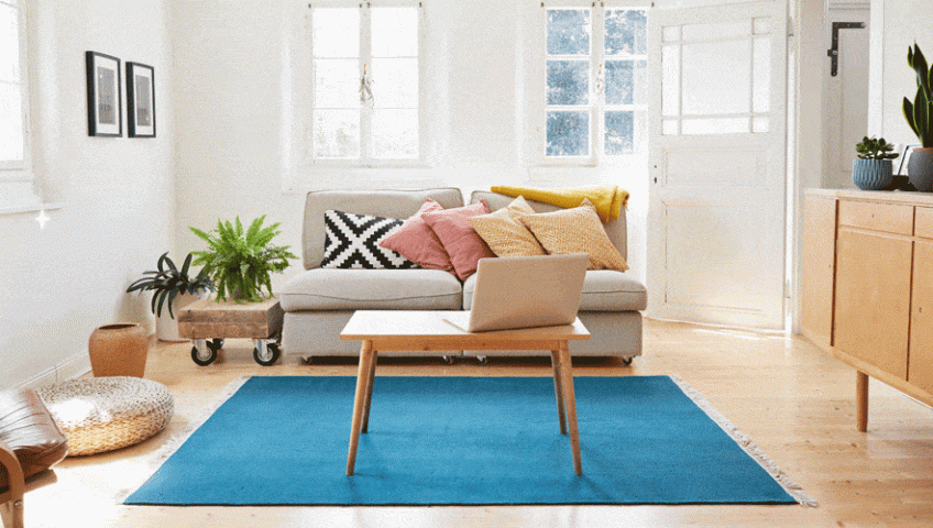 Clean sitting room.