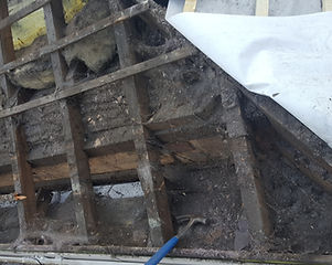 roof being tiled