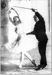 Classical ballet class