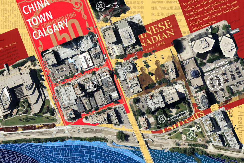 China Town Map - Built on History