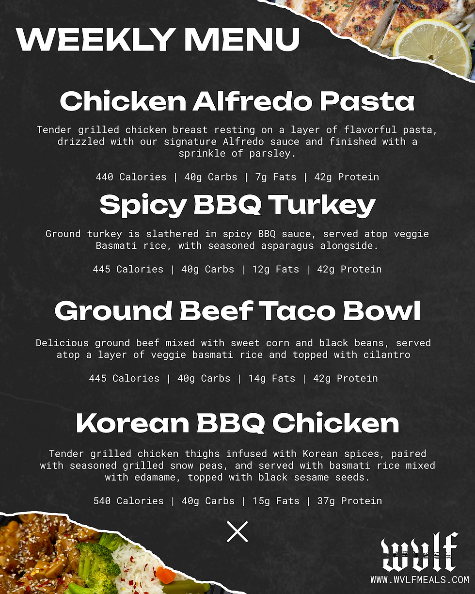 Weekly Menu