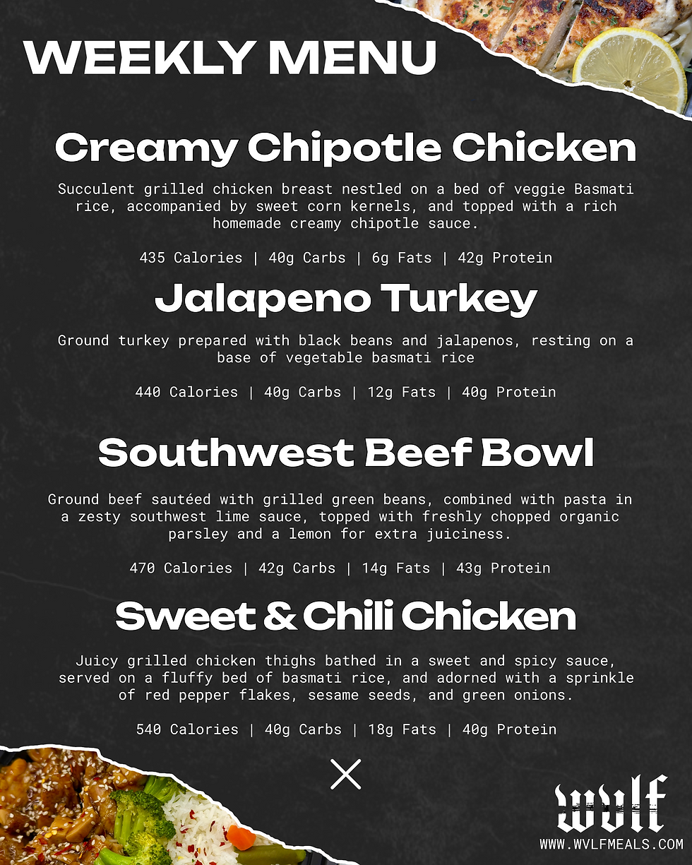 Weekly Menu
