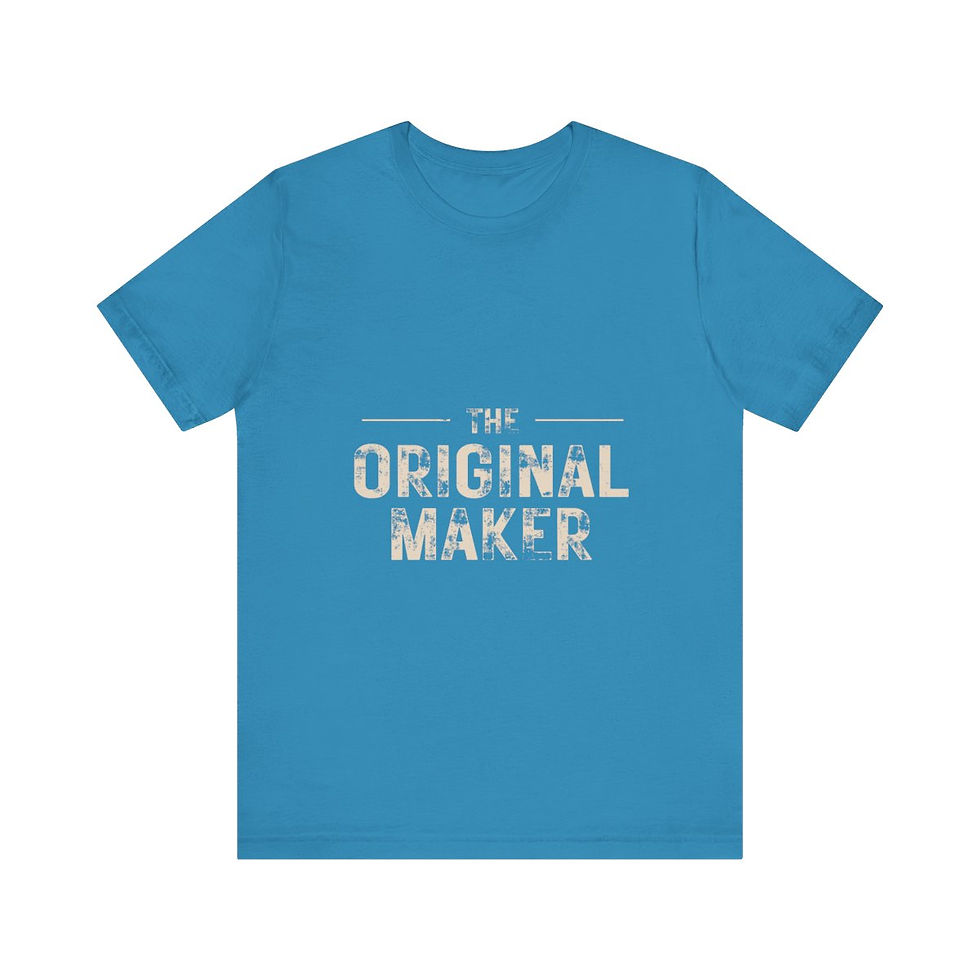 Thumbnail: The Original Maker Woodworker T-Shirt - Craftsman Identity Gift