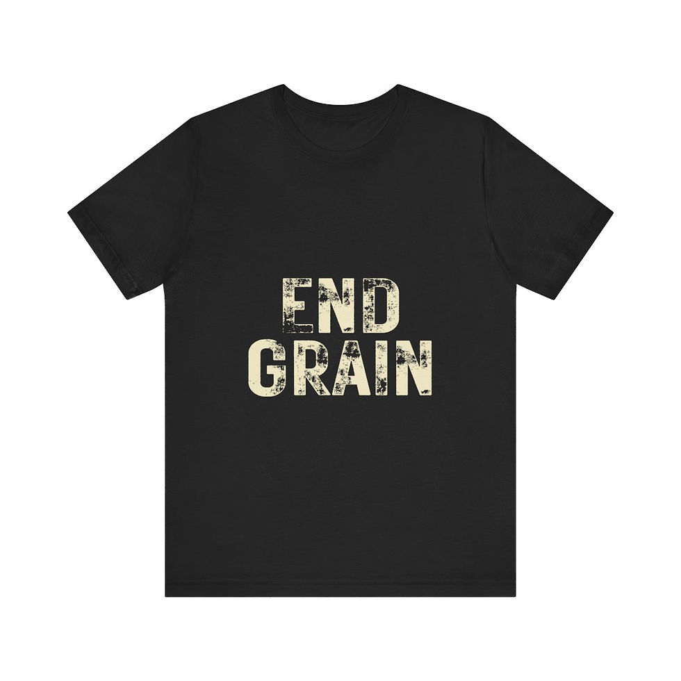 Thumbnail: End Grain Woodworker T-Shirt - Cutting Board Craftsman Gift