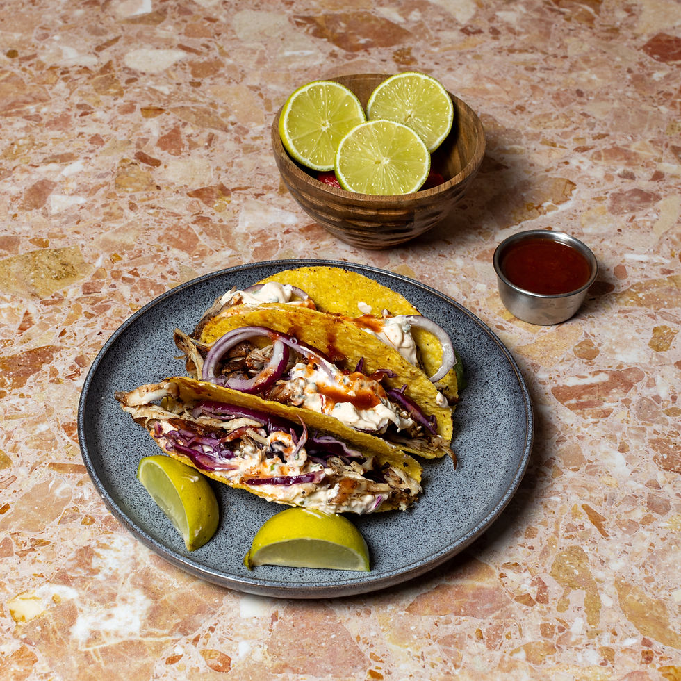 SMOKY CHICKEN TACOS