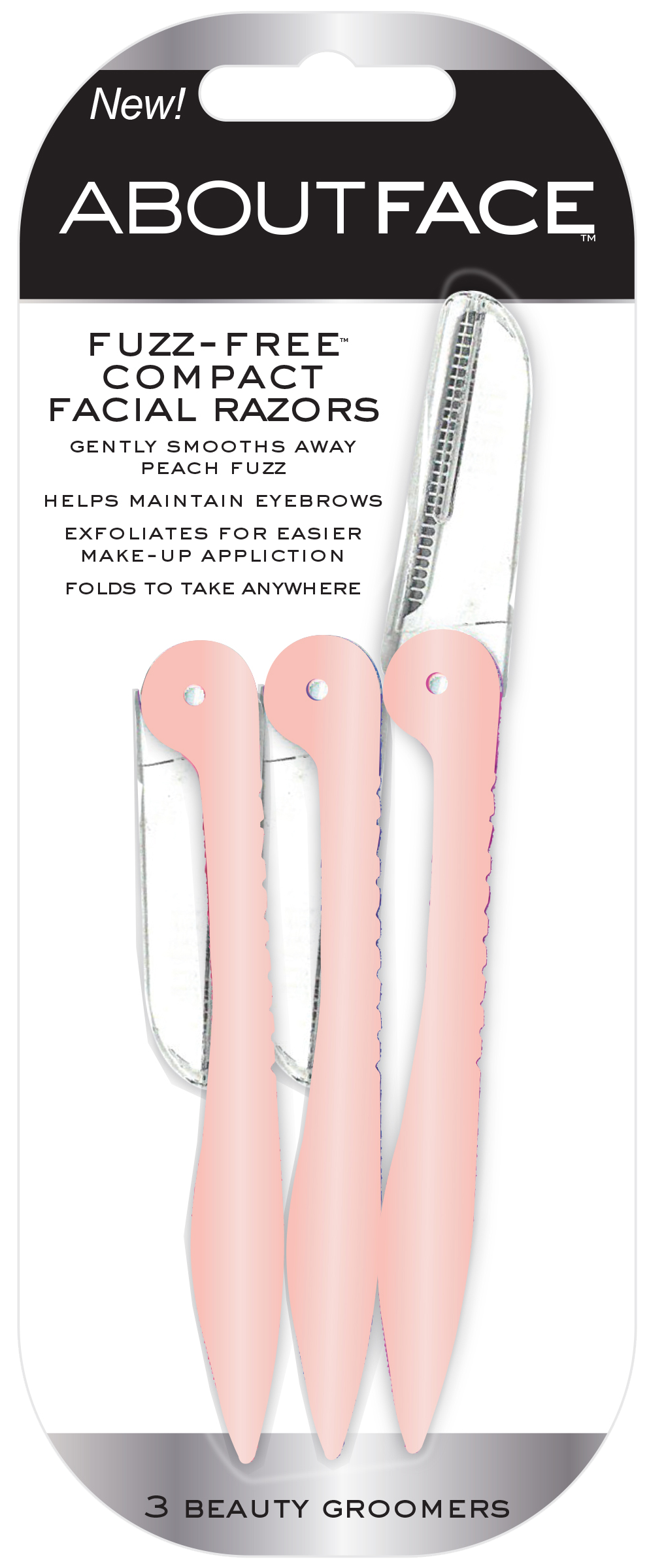 Fuzz-Free Compact Facial Razor