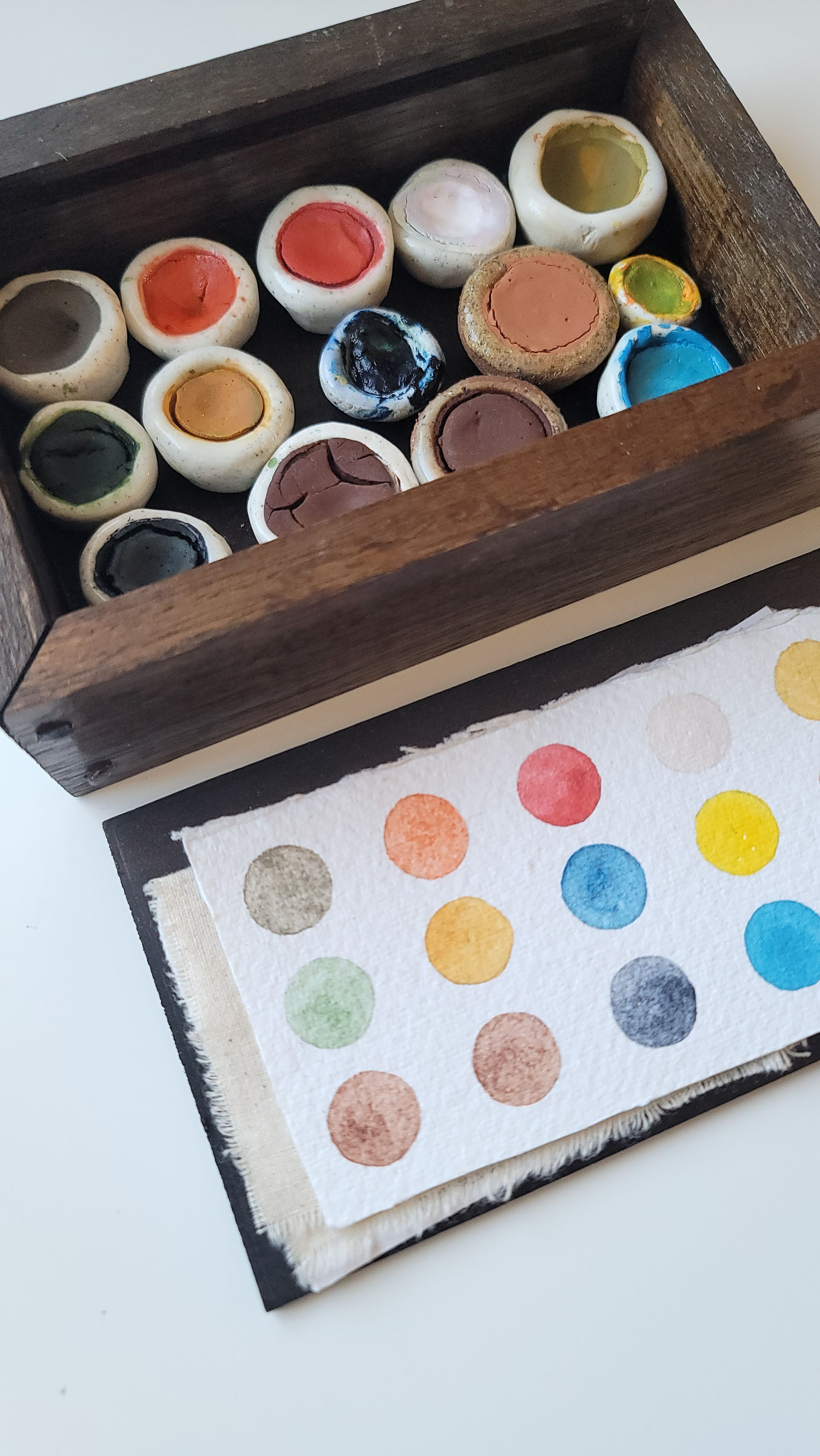 Handmade watercolor RuCo Paints NORD Box