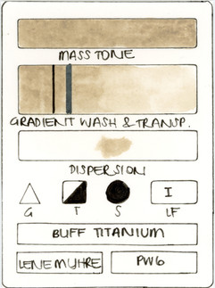 Buff Titanium Handmade Watercolor Paint
