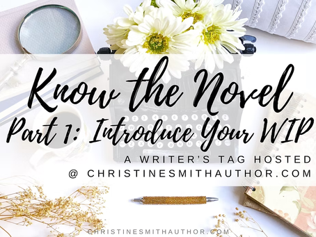 Know the Novel - Part One // in which I introduce my WIP