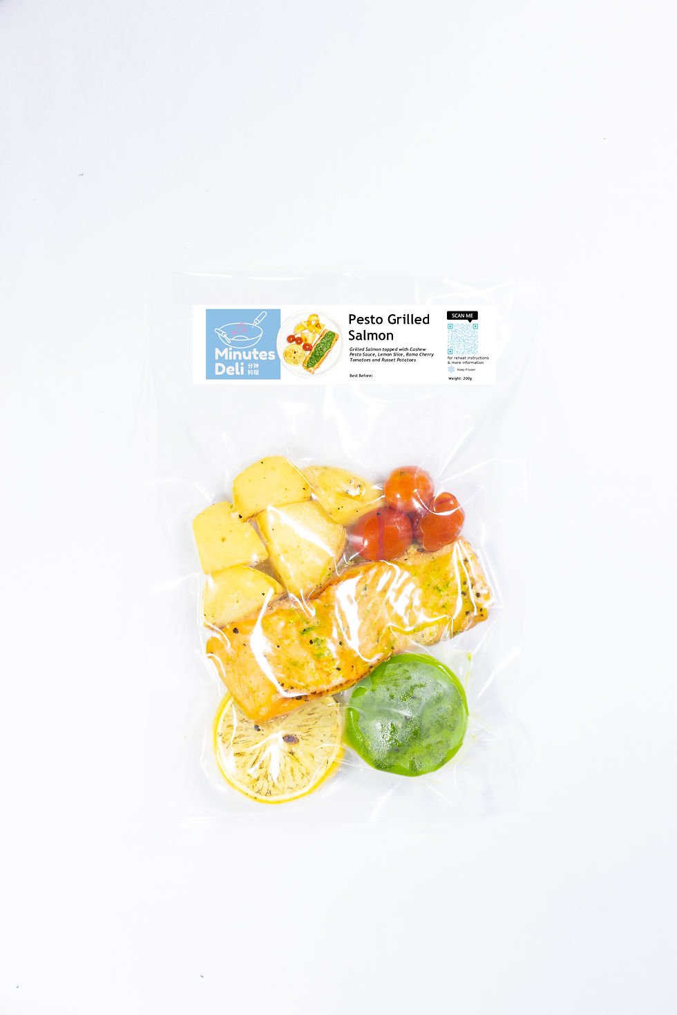 No.5 Pesto Grilled Salmon packaging