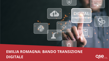 EMILIA ROMAGNA: Sostegno della transizione digitale delle imprese dell'Emilia-Romagna