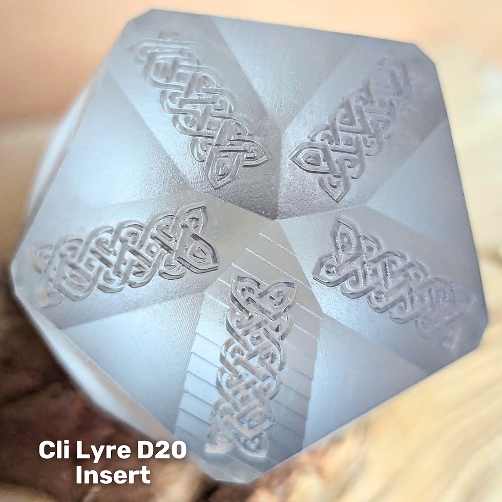 Thumbnail: Cli Lyre Mega D20 & Insert STL Files