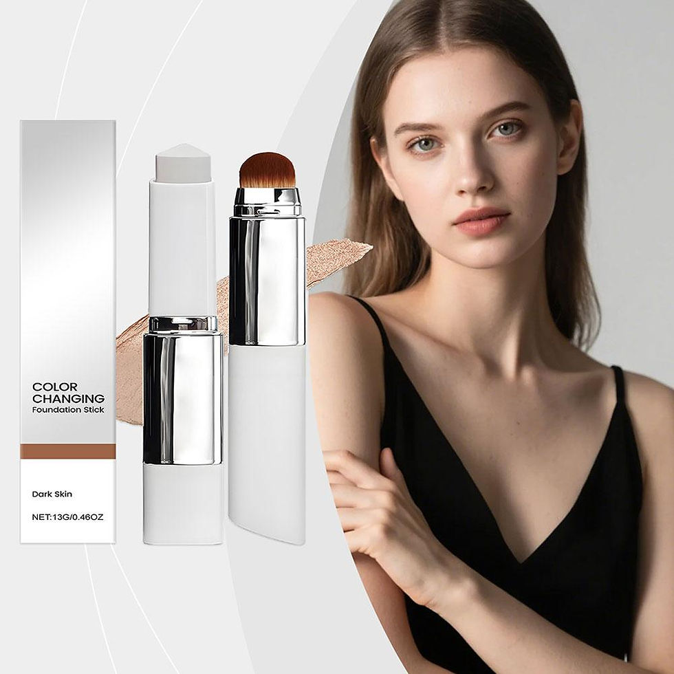 Miniatura: 2-in-1 Color-Changing Foundation Stick Liquid Lightweight Moisturizing Brighteni