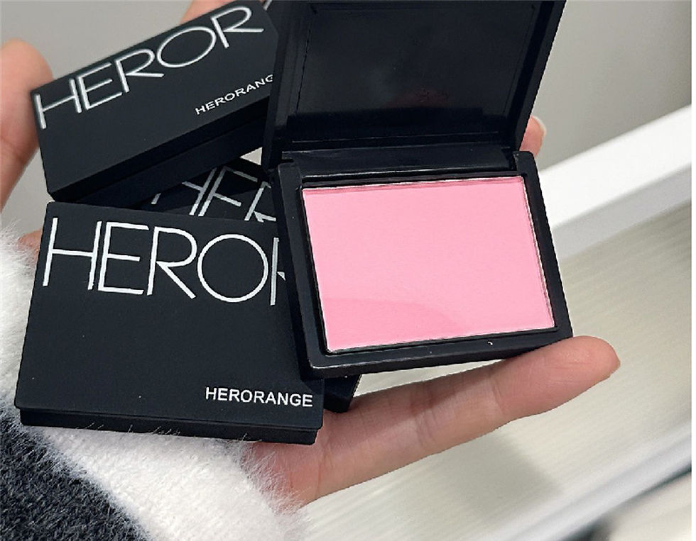 Miniatura: Monochrome Matte Blusher Palette Soft Silky Cheek Natural Facial Rouge Plate Las
