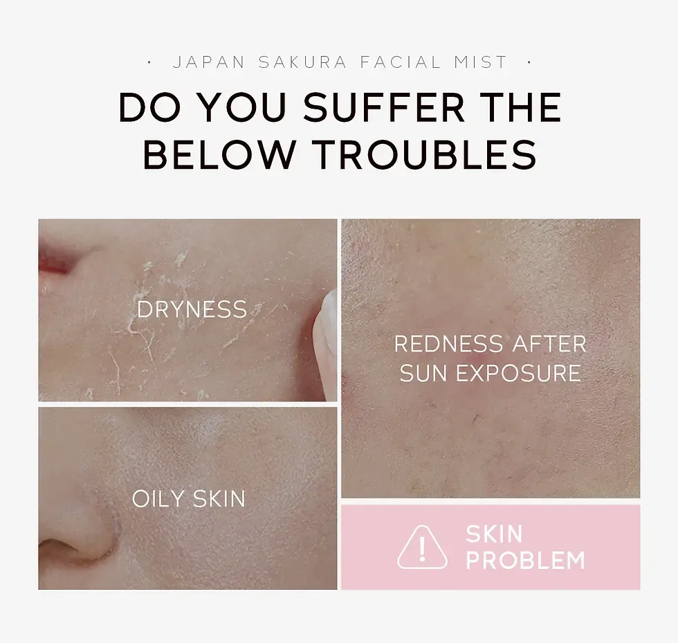 Miniatura: LAIKOU Sakura Facial Mist Brightening Spray Moisturizing Face Serum Brightening 