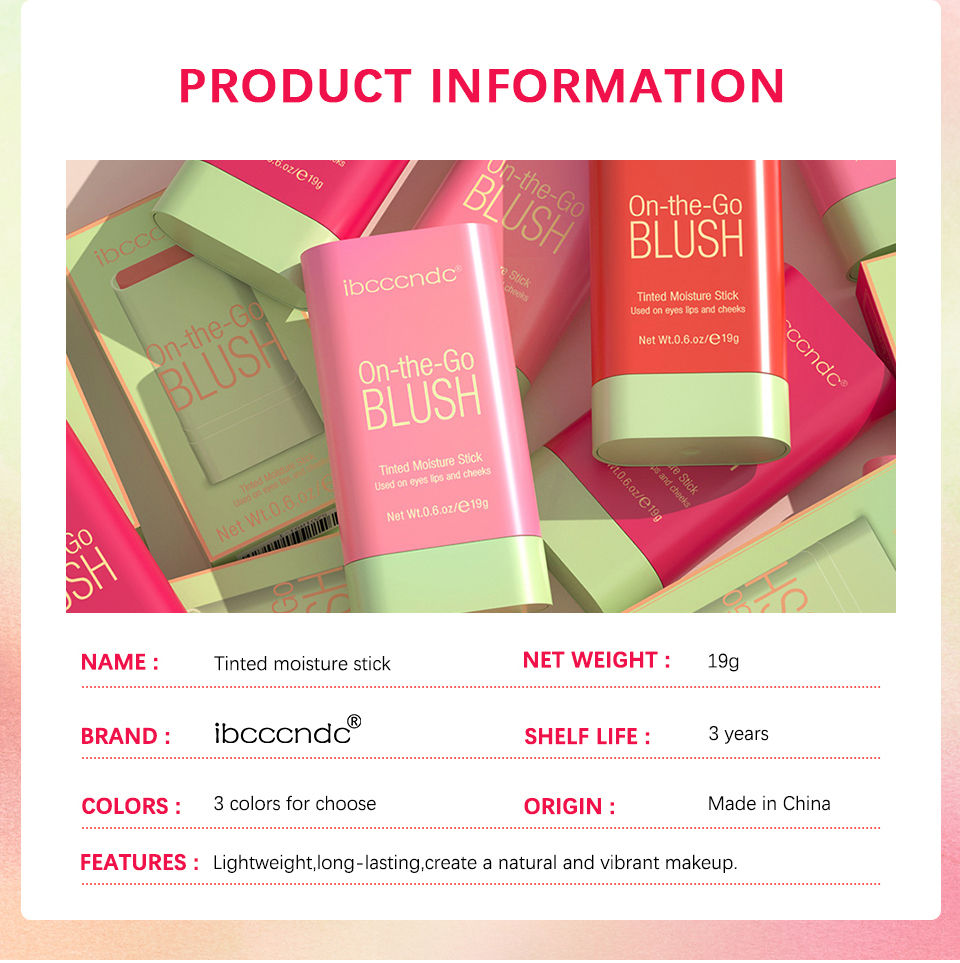 Miniatura: Make Up Functional Blush Stick Easy Color Rouge Blusher Cream Waterproof High Co