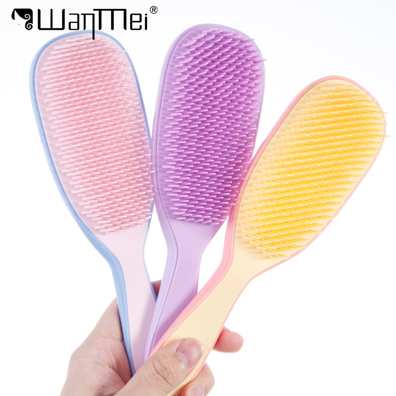 Miniatura: 1pcs Detangling Comb Anti-static Soft Scalp Massage Hairbrush Not Knotted Anti-f