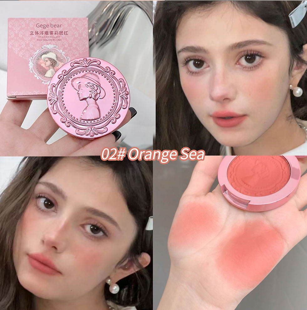 Miniatura: Three dimensional relief mist Color blush natural tender delicate hold makeup lo