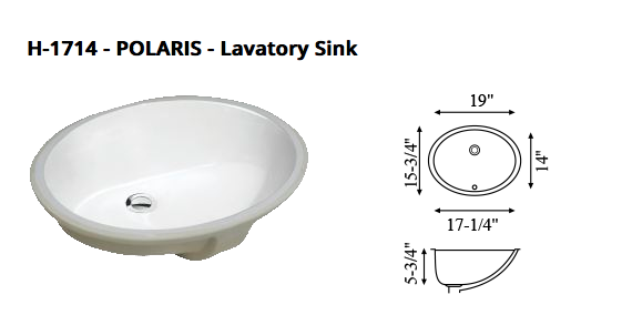 Thumbnail: Large White Oval Porcelain Undermount Sink