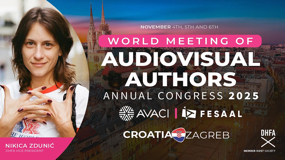 International Congress AVACI / FESAAL 2025 - Worldwide Audiovisual Authors Meeting: Interview with Nikica Zdunić