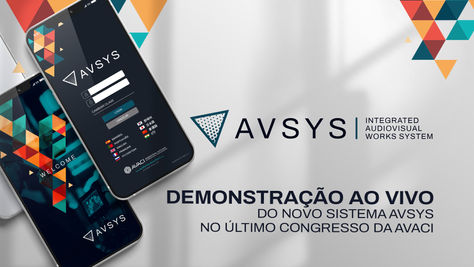Demonstraçao ao vivo do novo sistema AVSYS no último Congresso da AVACI