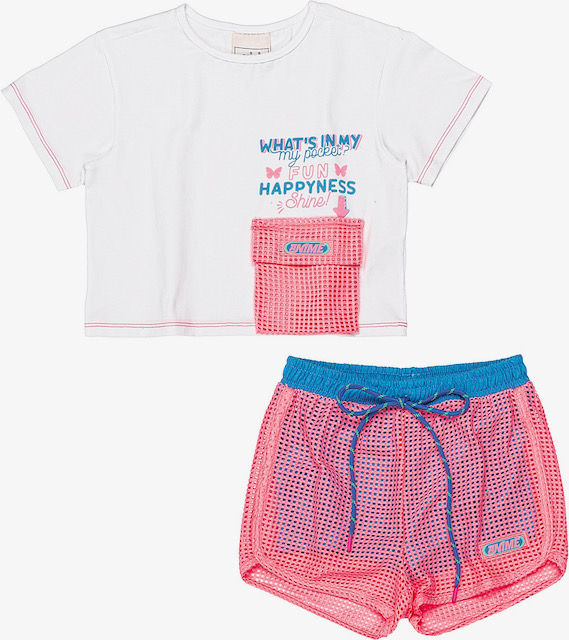 Miniatura: P4259 - CONJUNTO BLUSA E SHORT DETALHE TELA ANIME